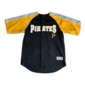 Dynasty Series Pittsburgh Pirates Men's Baseball Jersey Size L‎ Sewn Colorblock